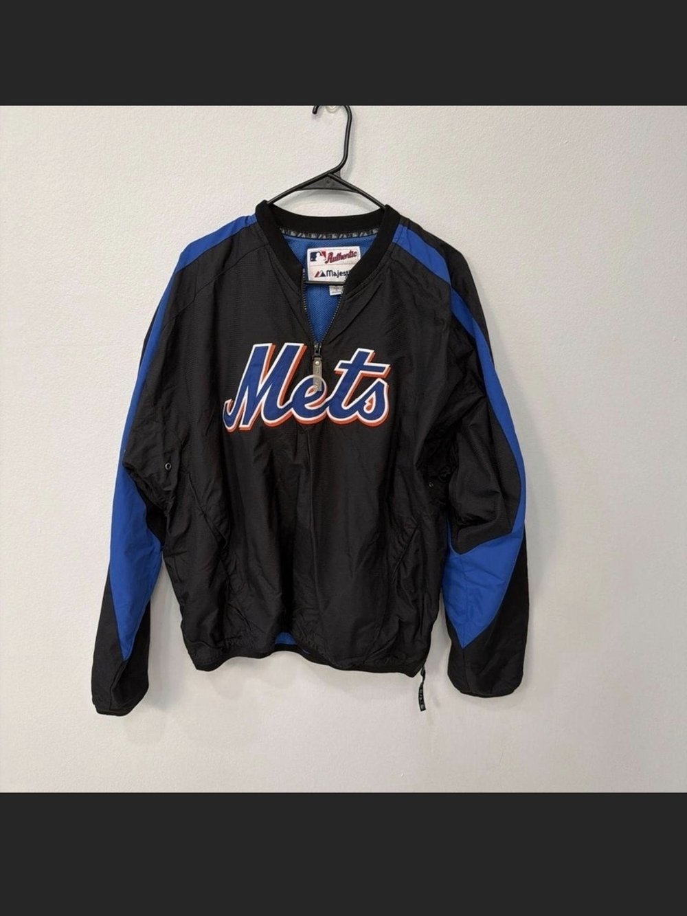 Majestic New York Mets Pullover Jacket
